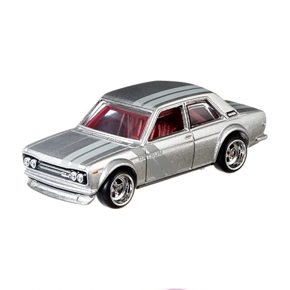 Foto 2 pulgar | Venta Internacional-  Hot Wheels Japón Serie H Datsun Bluebird 510 Plata 6 Cm (flc09)