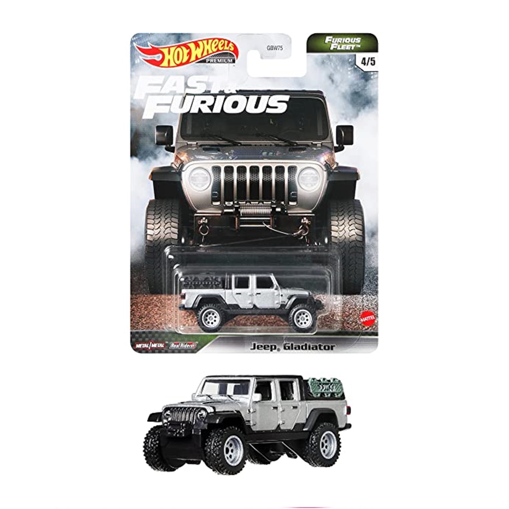 Foto 2 pulgar | Venta Internacional-  Hot Wheels Grk52 Furious Fleet Jeep Gladiator 4/5