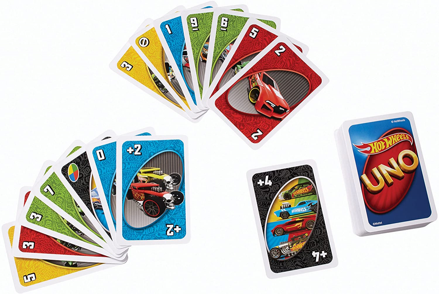 Foto 6 pulgar | Venta Internacional-juego De Cartas Uno A Juego Con 112 Tarjetas Con Gráficos Hot Wheels