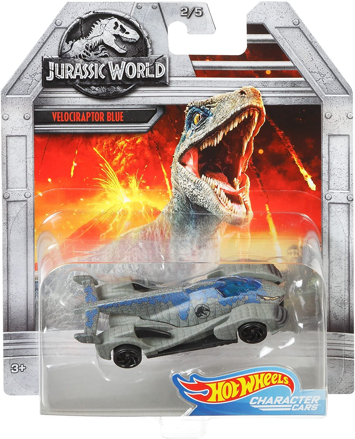 Foto 1 | Venta Internacional-  Hot Wheels Autos Personificados, Velociraptor Blue Jurassic World