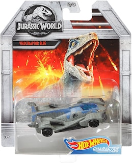 Foto 1 | Venta Internacional- Hot Wheels Autos Personificados, Velociraptor Blue Jurassic World