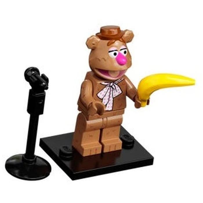 Foto 2 pulgar | Venta Internacional-  Lego Minifigure Muppets Series: Fozzie Bear Minifig Con Capa Púrpura Adicional (71033)