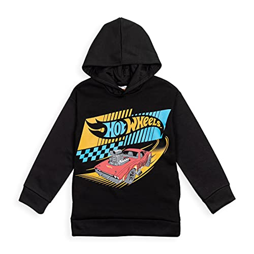 Foto 2 pulgar | Venta Internacional-  Hot Wheels Big Boys Pullover Hoodie Black 14-16