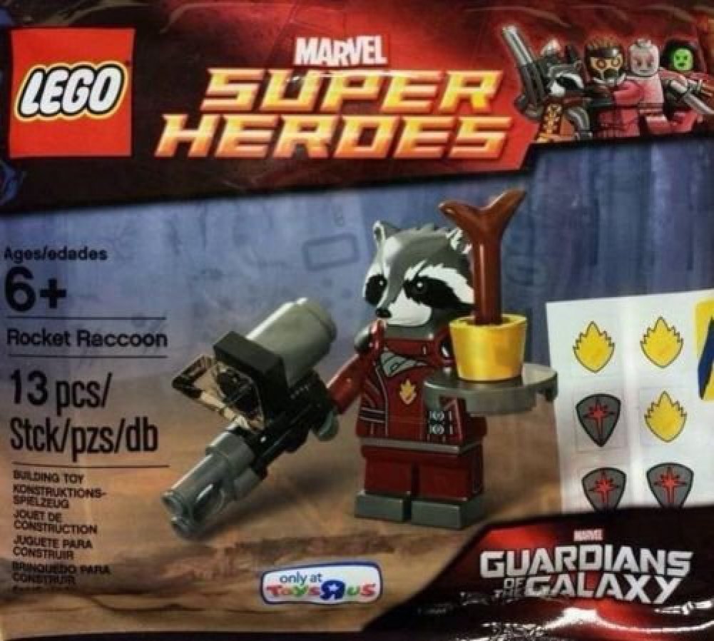 Venta Internacional-  Lego, Guardians Of The Galaxy, Exclusive Rocket Raccoon Figure (bagged)