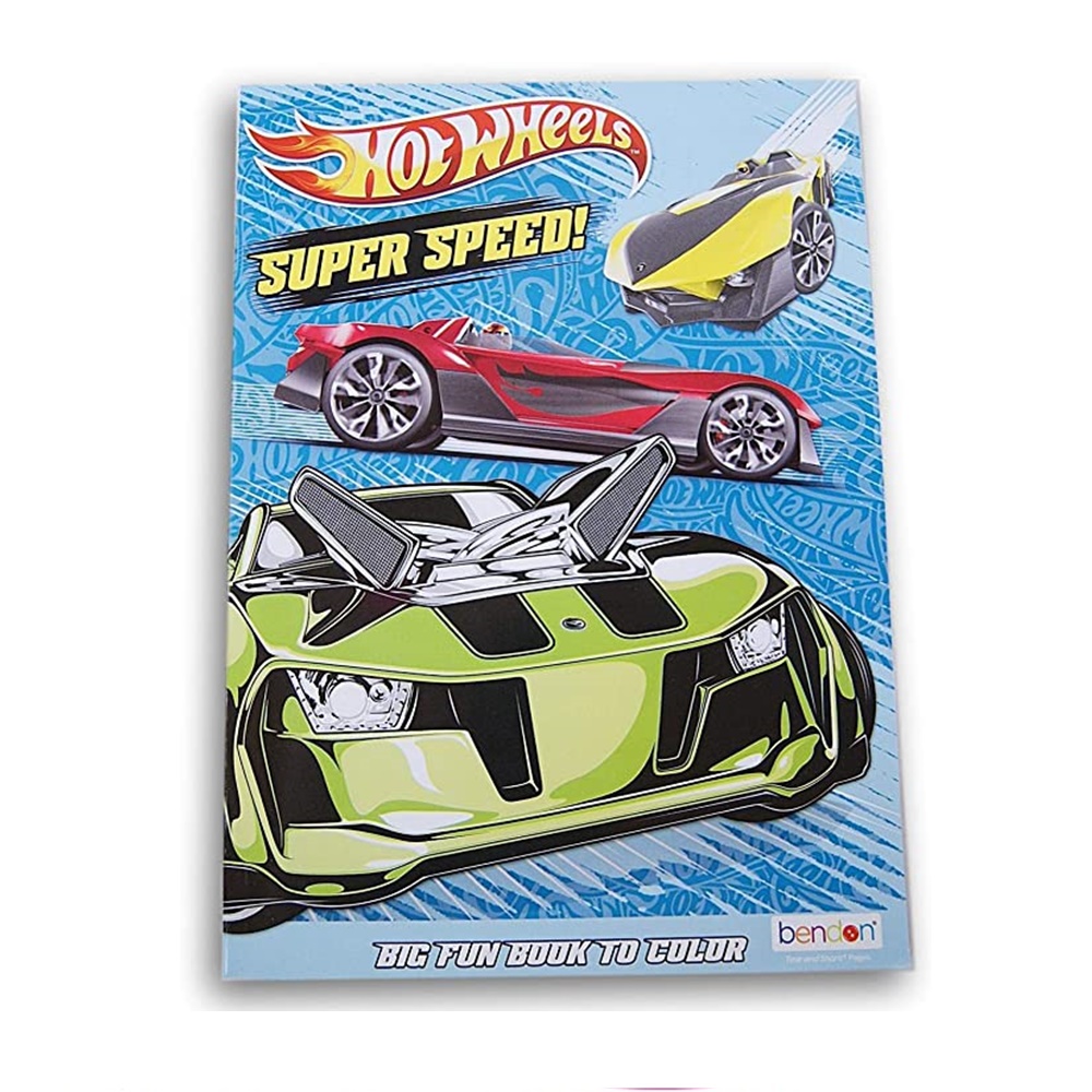 Foto 2 pulgar | Venta Internacional-  Hot Wheels Go For It Jumbo Color And Activity Book