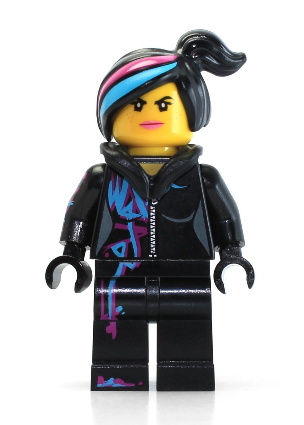 Venta Internacional-  Lego The Movie Minifigure: Wyldstyle With Hoodie Down