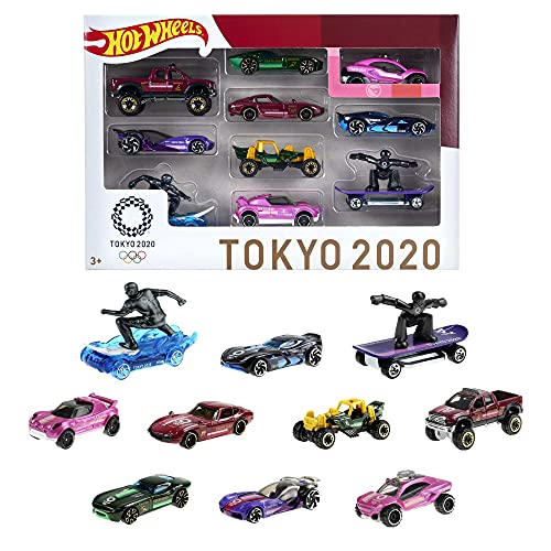 Venta Internacional-  Hot Wheels Die Cast, 2020 10 Pack Olimpiadas, Vehículo De Juguete Para Niños De 3 Años En Adela