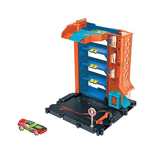 Foto 2 pulgar | Venta Internacional-hot Wheels City Downtown Car Park Playset, Con 1 Auto