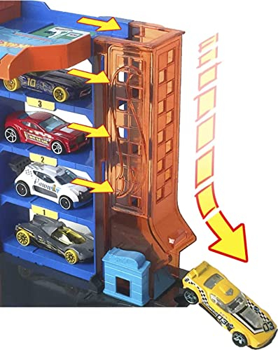 Foto 4 pulgar | Venta Internacional-hot Wheels City Downtown Car Park Playset, Con 1 Auto