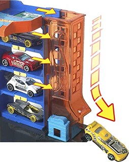Foto 3 | Venta Internacional-hot Wheels City Downtown Car Park Playset, Con 1 Auto