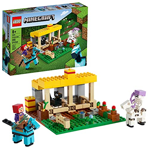 Foto 7 | Venta Internacional-  Lego Kit De Construcción Minecraft TM 21171 El Establo De Los Caballos (241 Piezas)