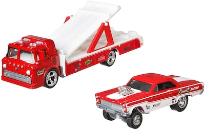 Foto 1 | Venta Internacional- Hot Wheels Premium 2021 Team Transport #28 '65 Mercury Comet Cyclone / Ford C-800