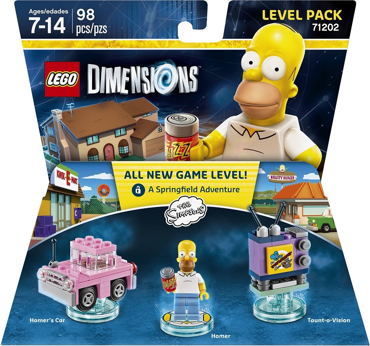 Foto 2 pulgar | Venta Internacional-  Lego Dimensions Level Pack Simpsons - Simpsons Edition