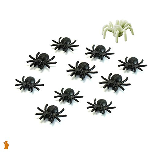 Foto 2 pulgar | Venta Internacional-  Lego Animal Halloween Accessory - 10 Black Spiders (with Bonus Glow In The Dark Spider)