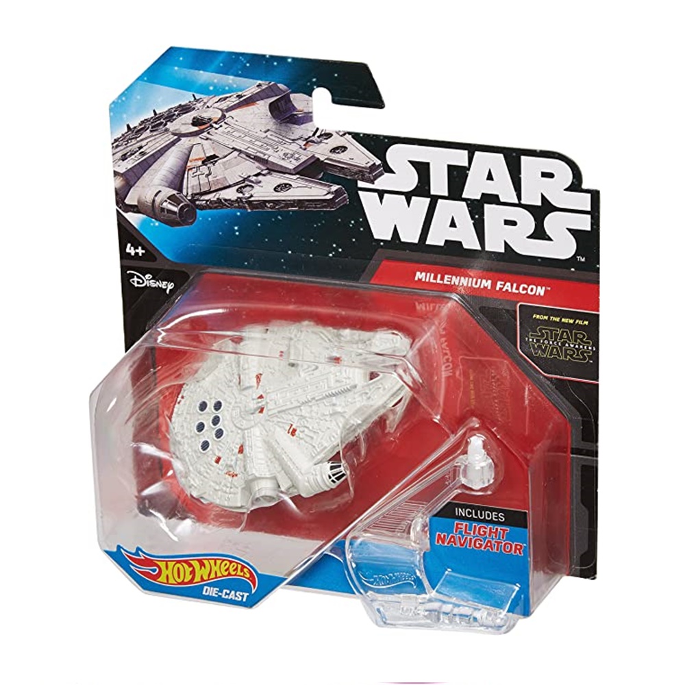 Foto 2 pulgar | Venta Internacional-  Hot Wheels, Star Wars: The Force Awakens Starship, Millennium Falcon Die-cast Vehicle By Hot Whee