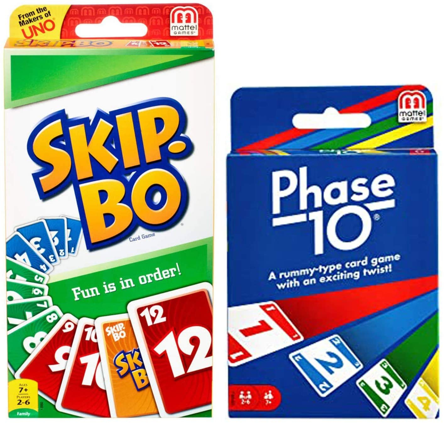 Foto 2 pulgar | Venta Internacional-  Mattel Phase 10 Card Game With Skip-bo Card Game