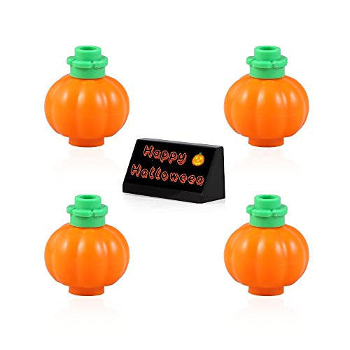 Foto 2 pulgar | Venta Internacional-  Lego Halloween Accessory - Orange Pumpkin With Green Stem - 4 Pack (bonus Random Small Animal