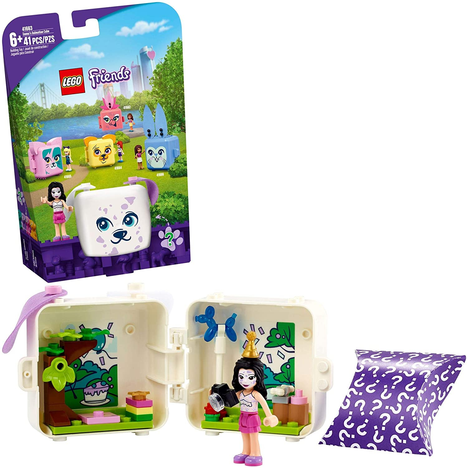 Foto 2 pulgar | Venta Internacional-  Lego Compatible Friends 41663 - Le Cube Dalmatien D'emma