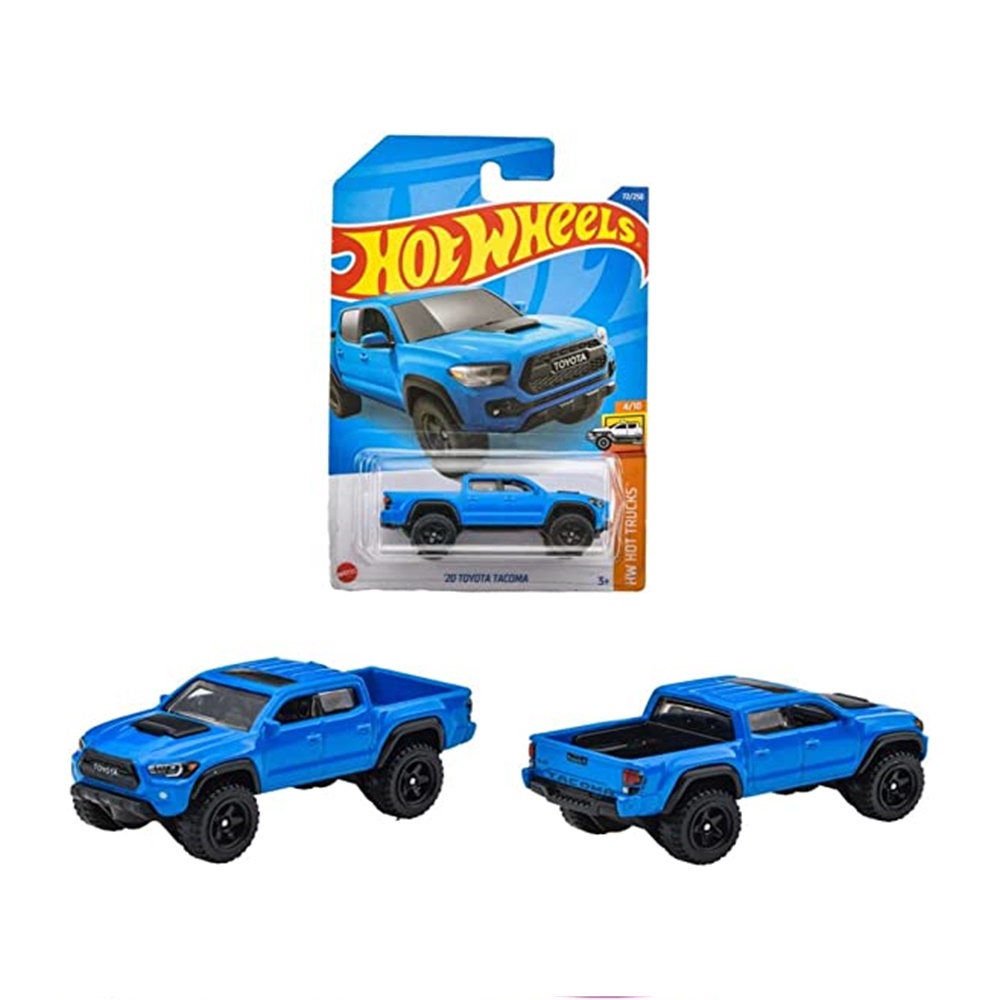 Foto 2 pulgar | Venta Internacional-  Hot Wheels Toyota Tacoma '20, Hot Trucks 4/10 [azul]