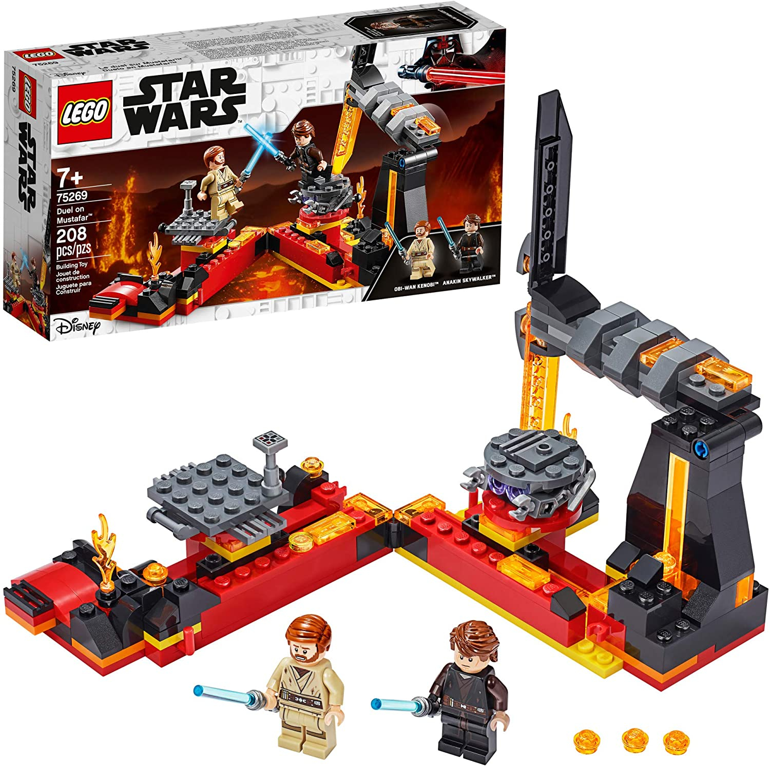 Venta Internacional- Lego Kit De Construcción Star Wars 75269 Duelo En Mustafar (208 Piezas)