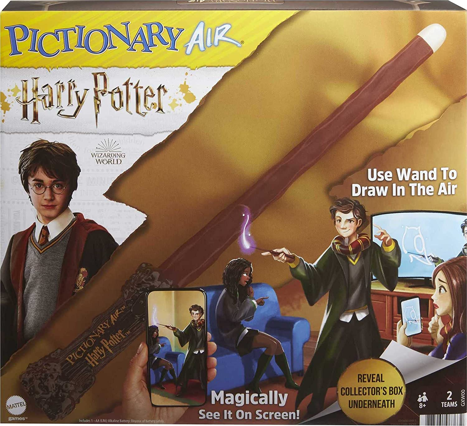 Foto 2 pulgar | Venta Internacional-  Mattel Games Pictionary Air Harry Potter