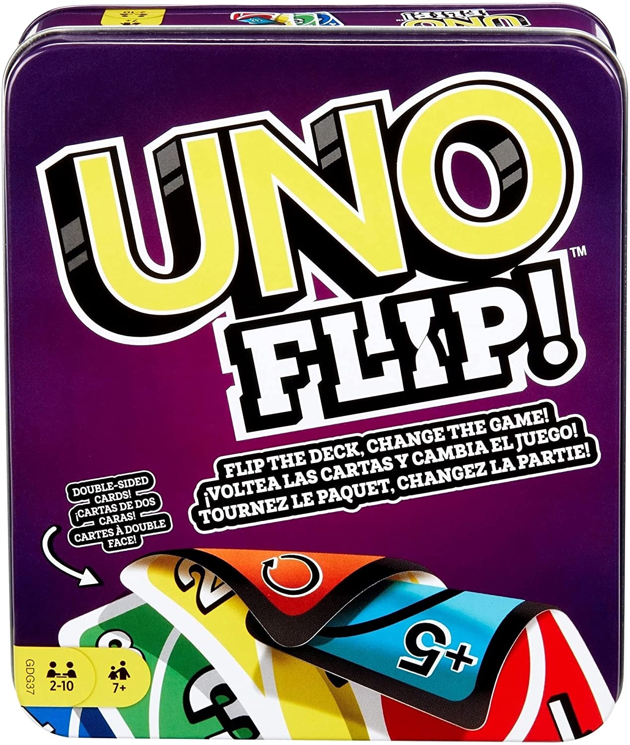 Venta Internacional Uno Flip Caja Metalica Juego De Mesa Familiar De 2 A 10 Jugadores Coppel