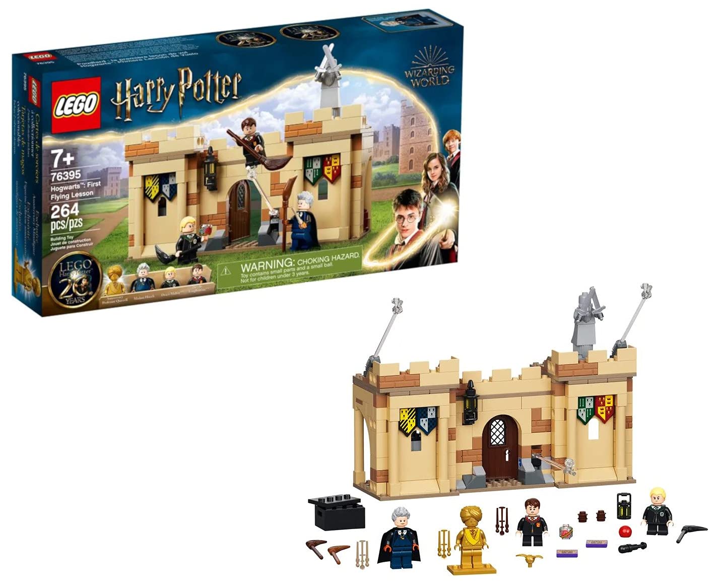 Foto 2 pulgar | Venta Internacional- Lego Kit De Construcción Harry Potter 76395 Hogwarts: Primera Lección De Vuelo (264 Piezas)