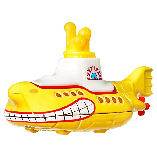 Foto 2 pulgar | Venta Internacional-  Yellow Submarine Beatles Hot Wheels Hdt50 - Escalera 1:64 Longitud 8 Cm - Amarillo