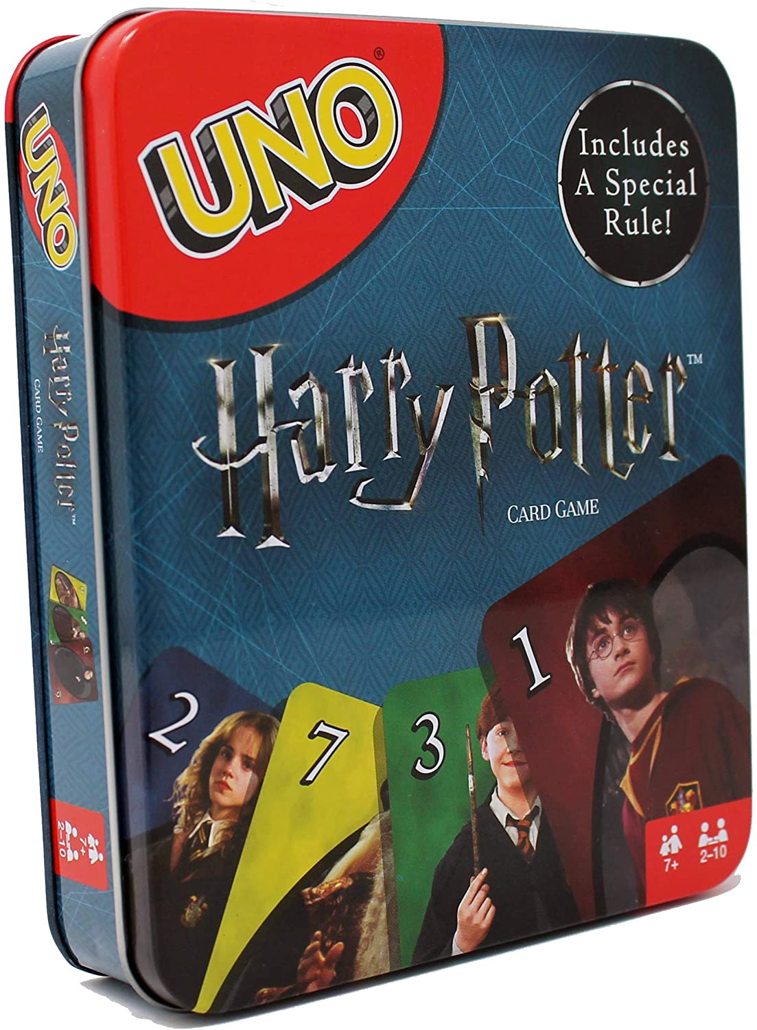 Foto 2 pulgar | Venta Internacional-  Harry Potter Games Juego De Cartas Uno, Edición Especial En Lata Coleccionable, Básico