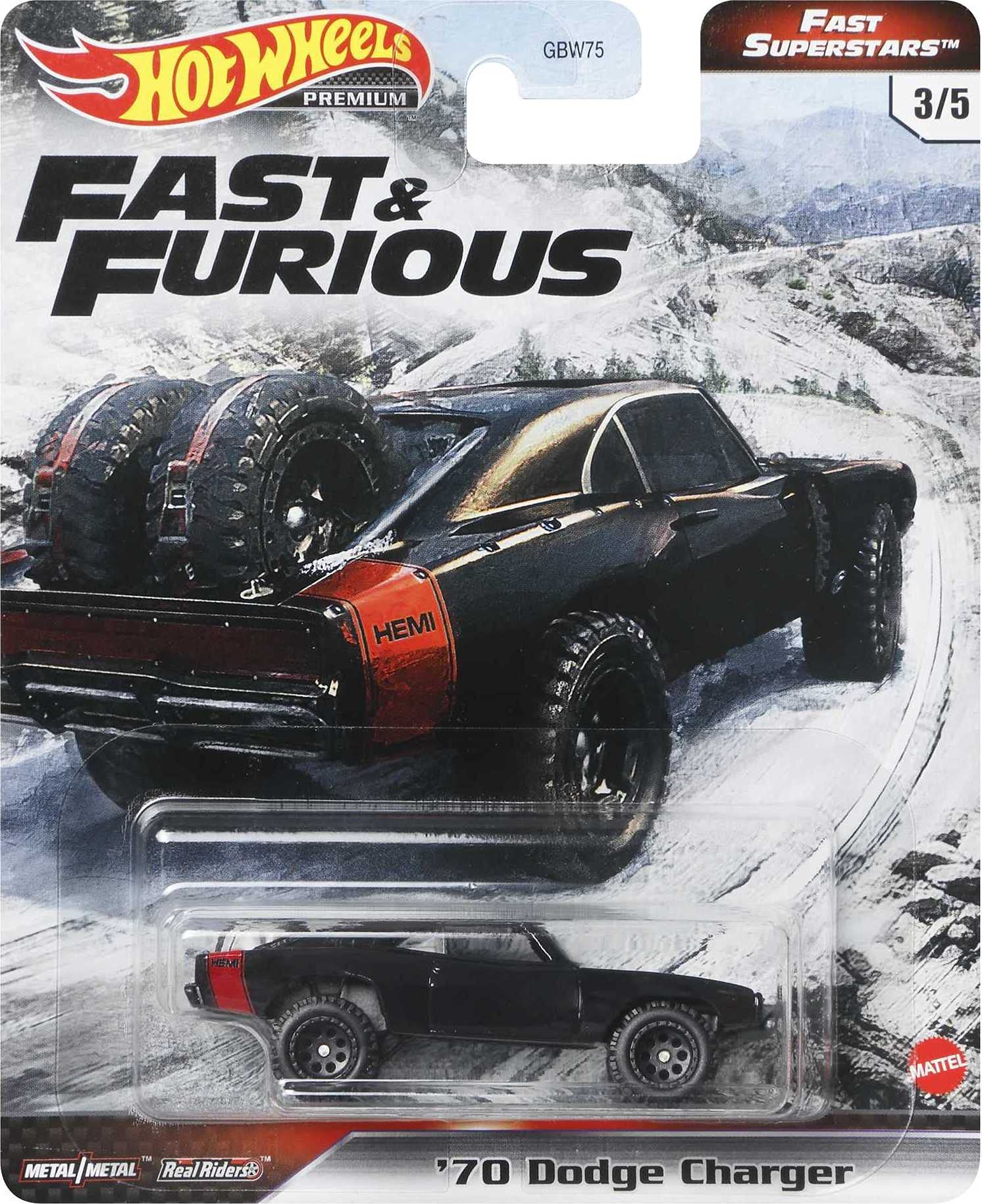 Foto 2 pulgar | Venta Internacional-  Hot Wheels Grl83 Fast & Furious Fast Super Stars '70 Cargador 3/5