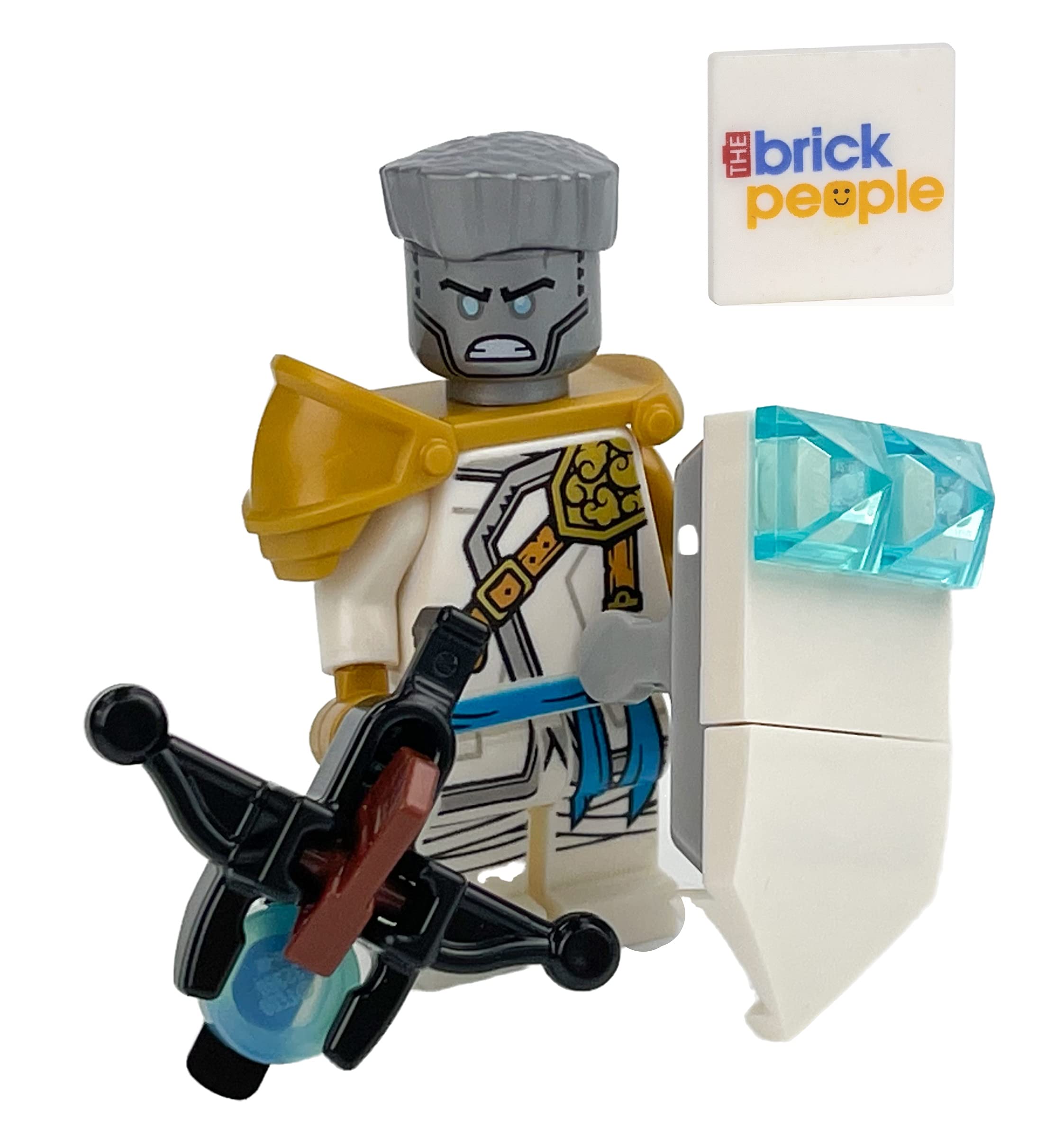 Foto 2 pulgar | Venta Internacional-  Lego Ninjago: Zane Minifigure From Master Of The Mountain With Bowcaster And Shield