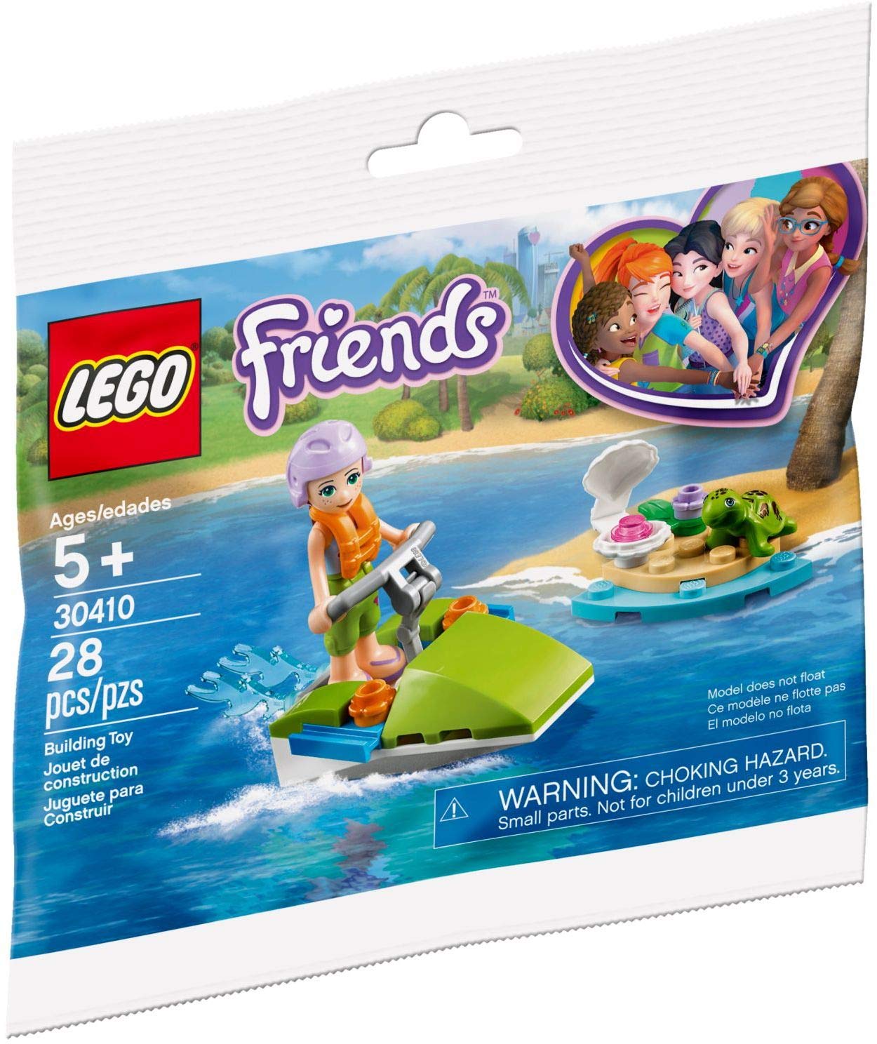 Foto 2 pulgar | Lego Friends Mia's Water Fun 30410 Building Kit -Venta Internacional