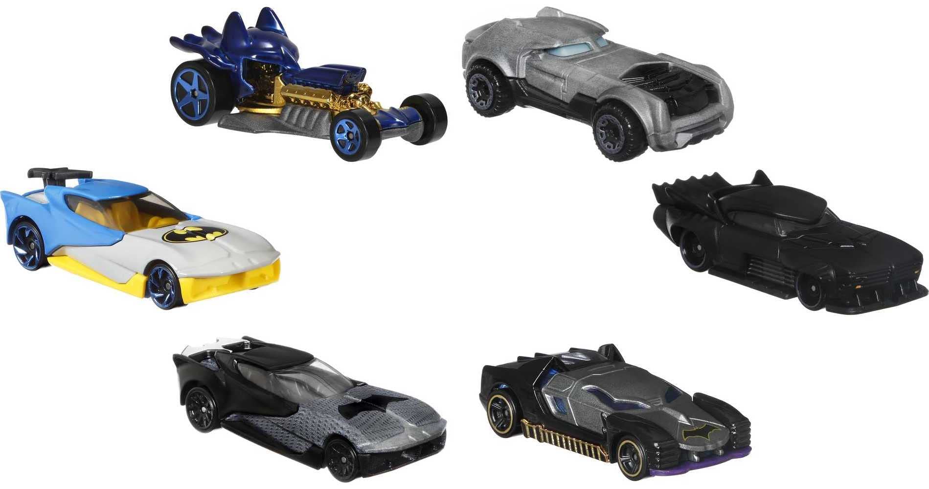 Foto 2 pulgar | Venta Internacional-  Hot Wheels Batman Character Car 6 Unidades