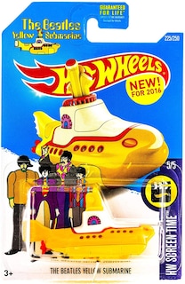 Foto 1 | Venta Internacional- Hot Wheels 2016 The Beatles Yellow Submarine 1:64 Scaled Die-cast Vehicle By Hot Wheels