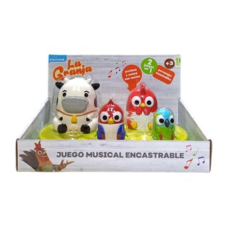Foto 2 | Set Juego La Granja de Zenón Mamushka Encastrable 4 Personajes 10 CM El Reino Infantil