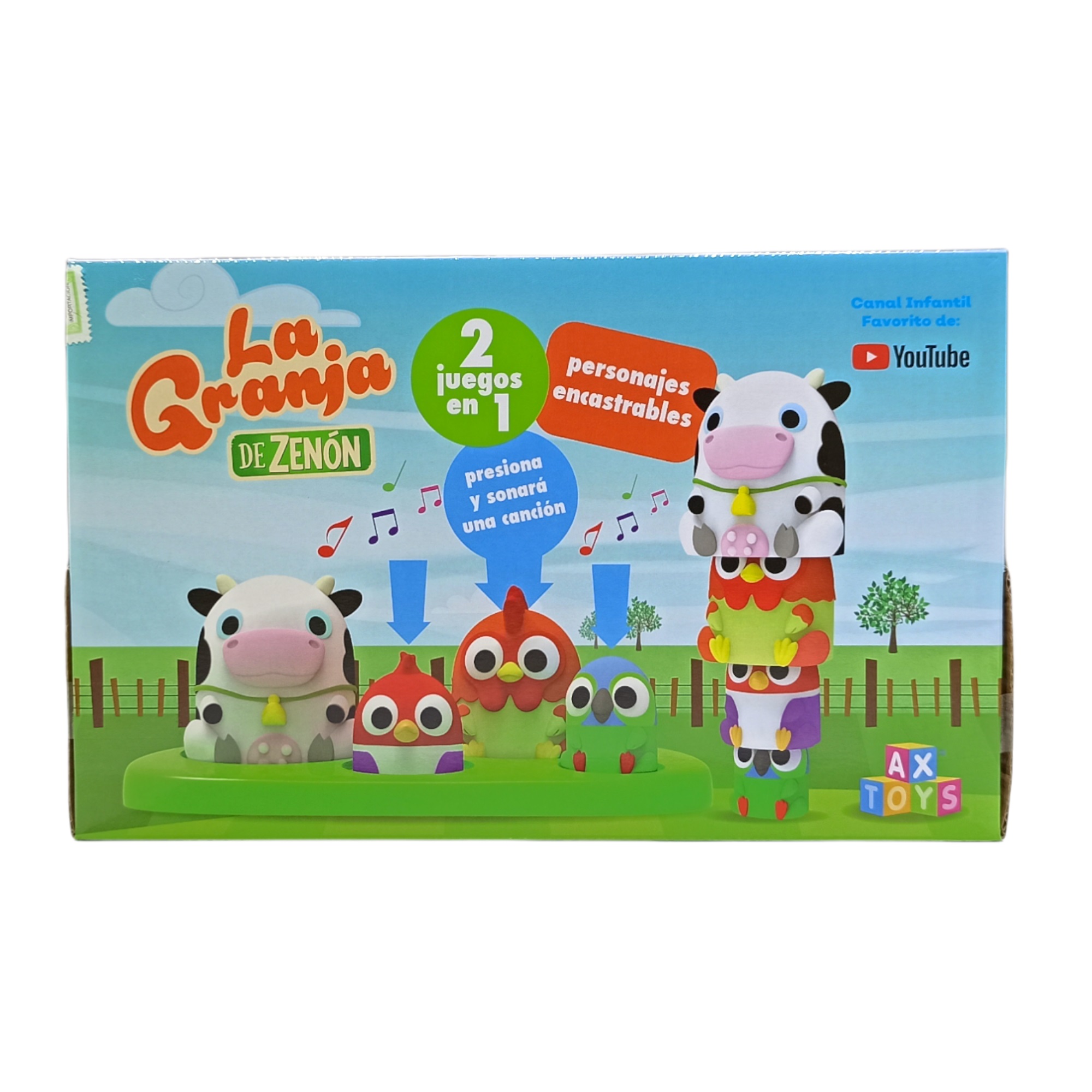 Foto 4 pulgar | Set Juego La Granja de Zenón Mamushka  Encastrable 4 Personajes 10 CM El Reino Infantil