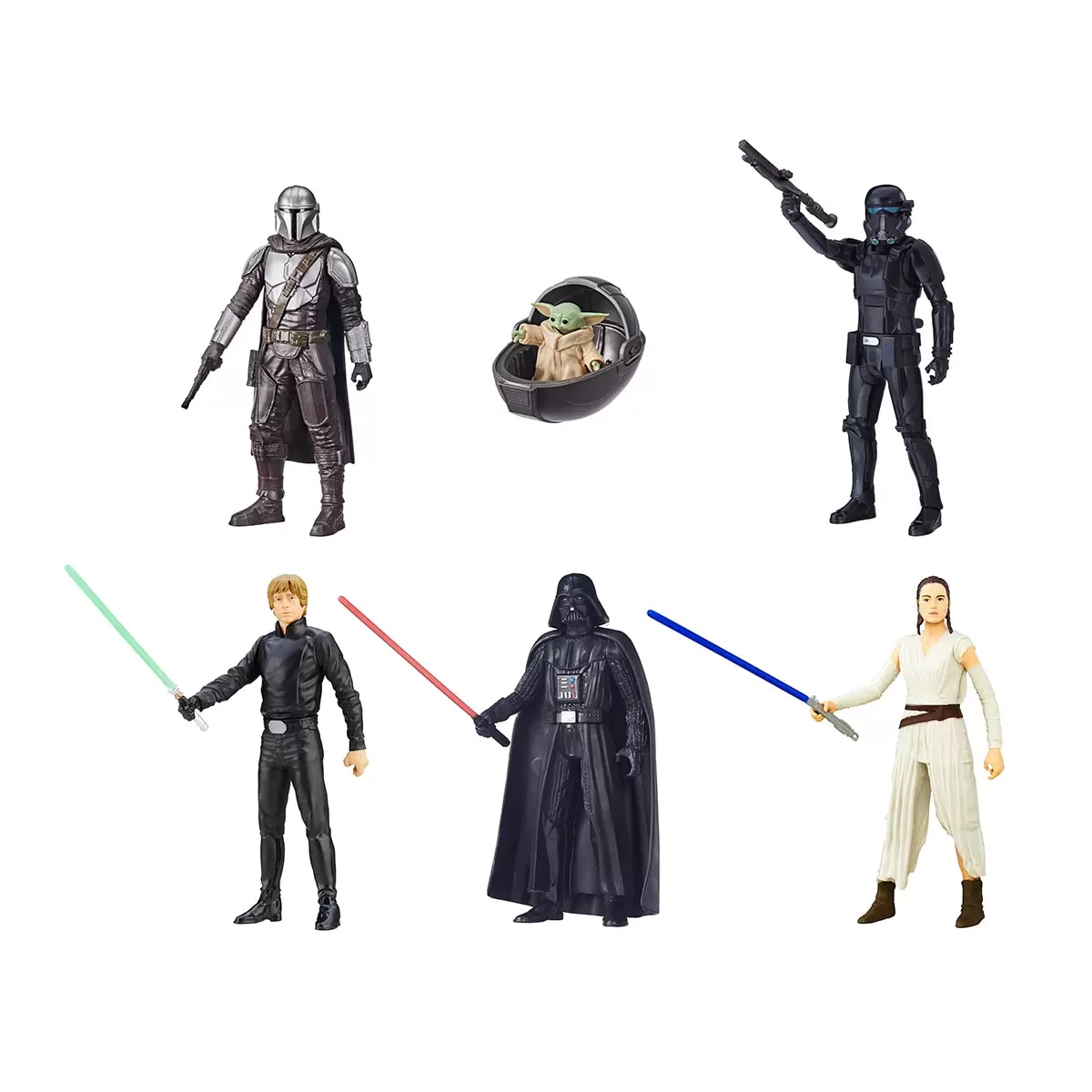 Set 6 Figuras De Acción Star Wars $1,140