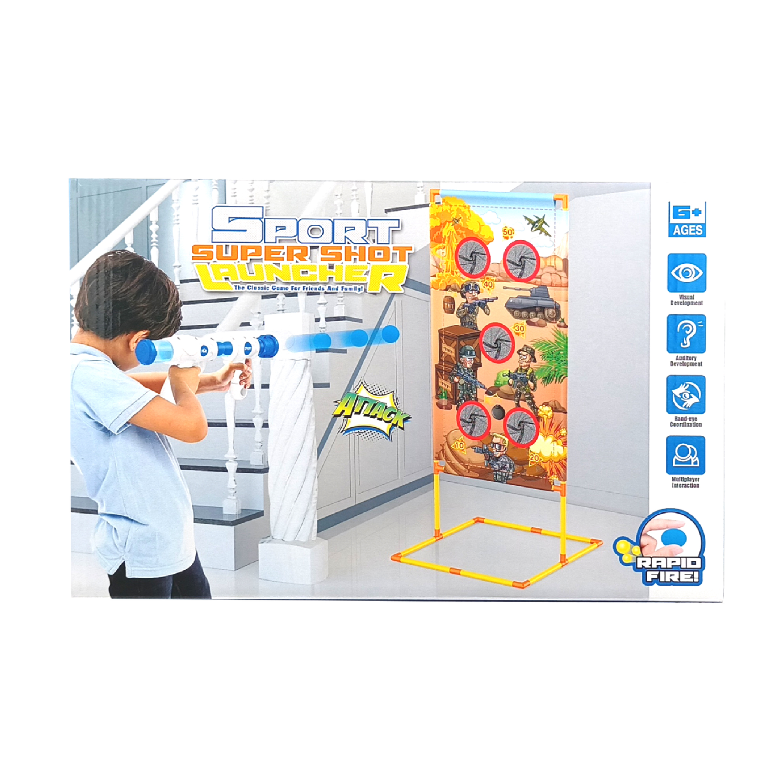 Foto 4 pulgar | Sports Super Shot Launcher 77 Piezas