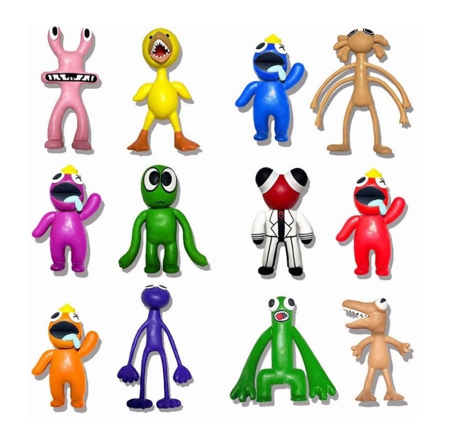 Kit De Roblox Rainbow Friends Figura Mu ecos Juguete 12 Piezas