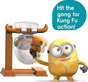 Foto 5 | Figura de Acción Mattel Minions Kung Fu Bob con Gong