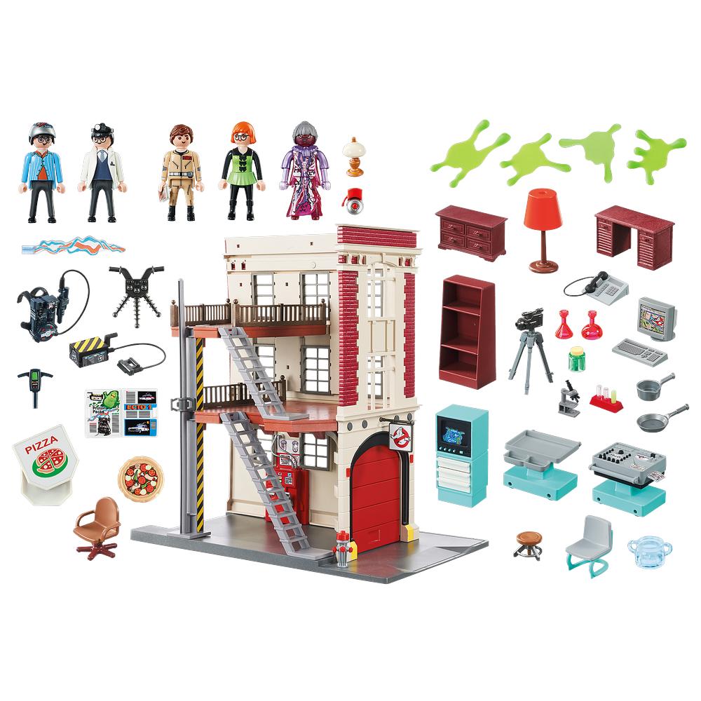 Foto 3 pulgar | Playmobil Ghostbusters: Cuartel De Bomberos