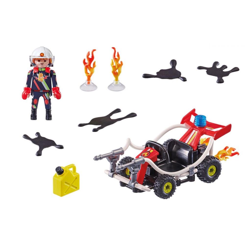 Foto 3 pulgar | Playmobil Stunt Show: Carro De Lucha Contra Incendios