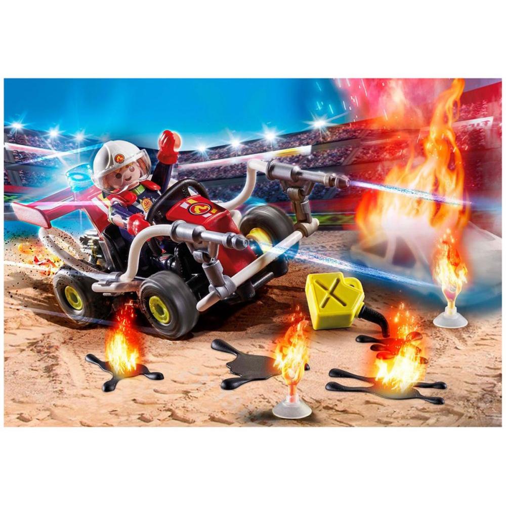 Foto 4 pulgar | Playmobil Stunt Show: Carro De Lucha Contra Incendios