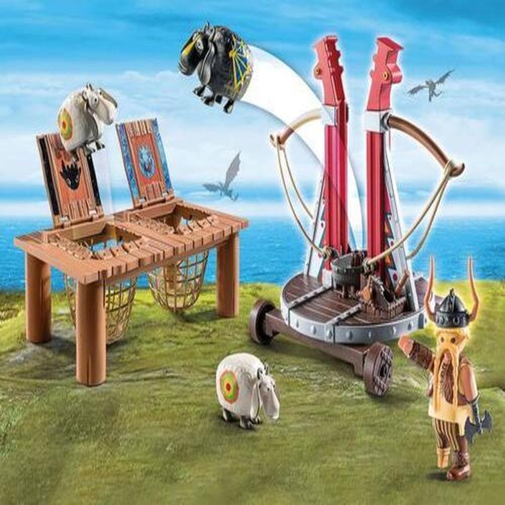 Foto 4 pulgar | Playmobil Dragones De Dreamworks: Bocon Con Lanzadera De Ovejas