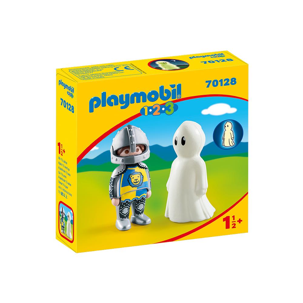 Foto 2 pulgar | 1 2 3: Caballero con Fantasma Playmobil  70128