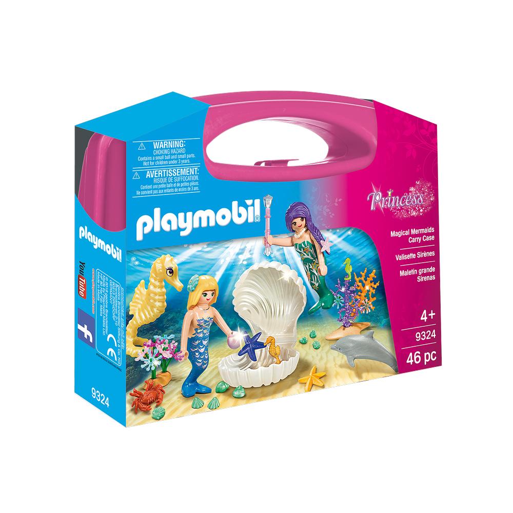 Foto 2 pulgar | Set de Juegos Playmobil Princess: Maletin Grande Sirenas