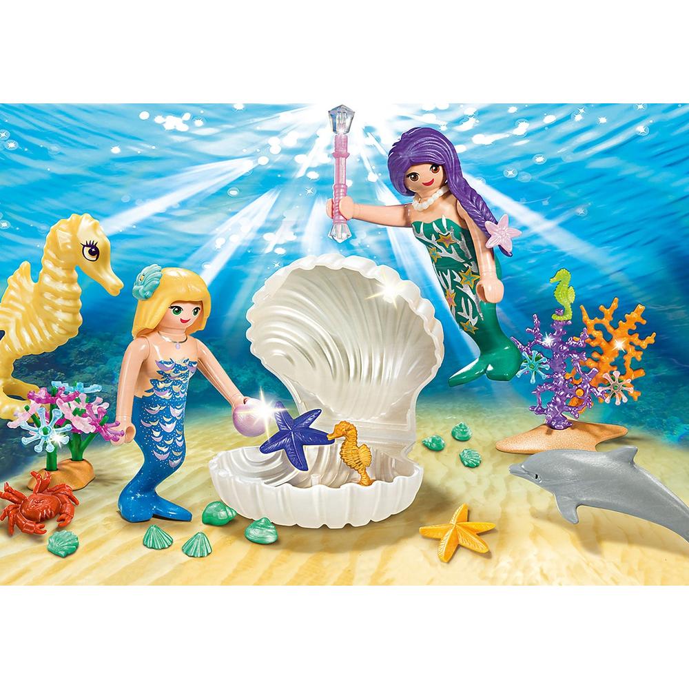 Foto 3 pulgar | Set de Juegos Playmobil Princess: Maletin Grande Sirenas