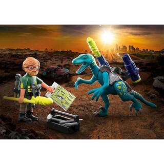 Foto 2 | Set de Juegos Playmobil Dino Rise: Deinonychus Listo para la Batalla