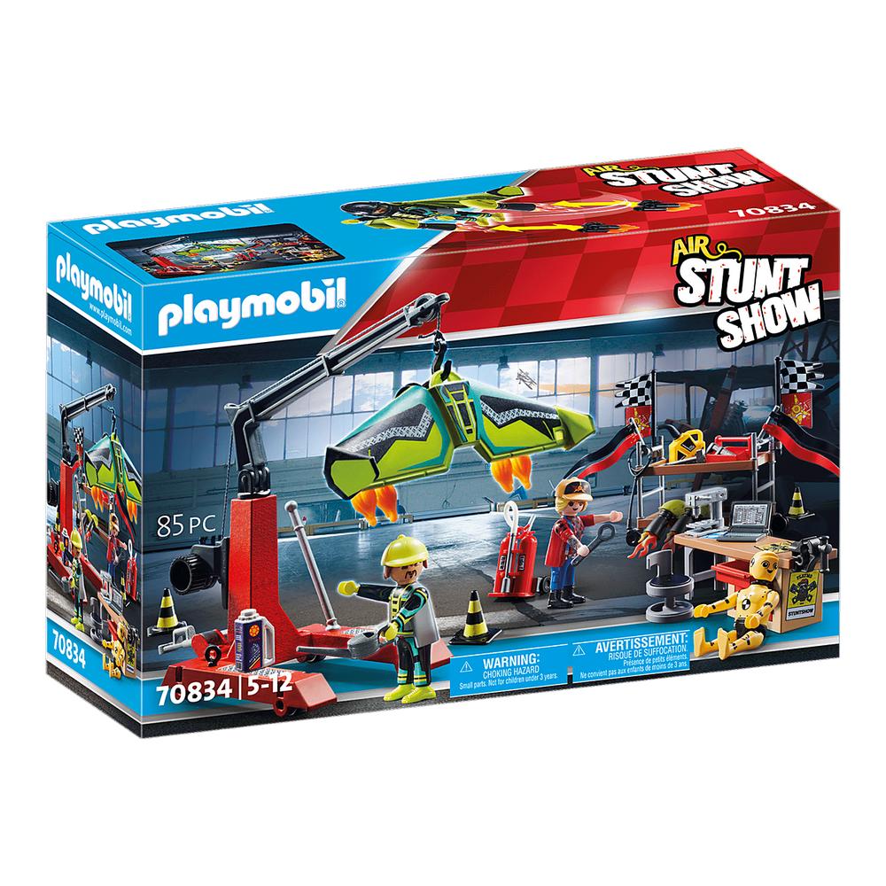 Foto 1 | Set de Juegos Playmobil Air Stunt Show: Estación de Servicio de Acrobacias Aéreas