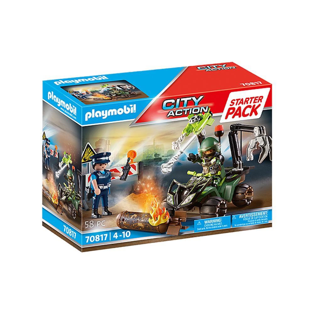 Set de Juegos Playmobil City Action: Starter Pack Entrenamiento de Policía